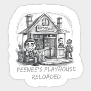 Peewee's playhouse reloaded Sticker